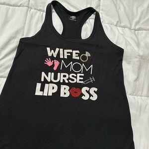 Custom mom/boss Tank